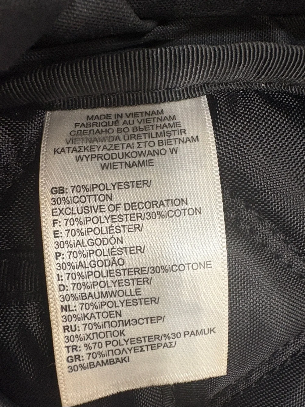 The North Face Black Premium Rucksack Black with Brown Leather Trim